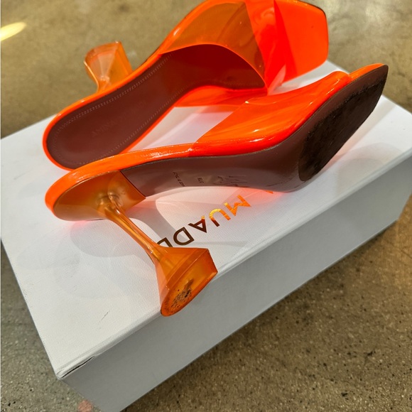 Amina Muaddi
Lupita Glass Heel
Like New 
Worn Once - Picture 4 of 4